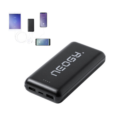 Īpaši jaudīga ārējās uzlādes stacija 20000 mAh ar personalizāciju